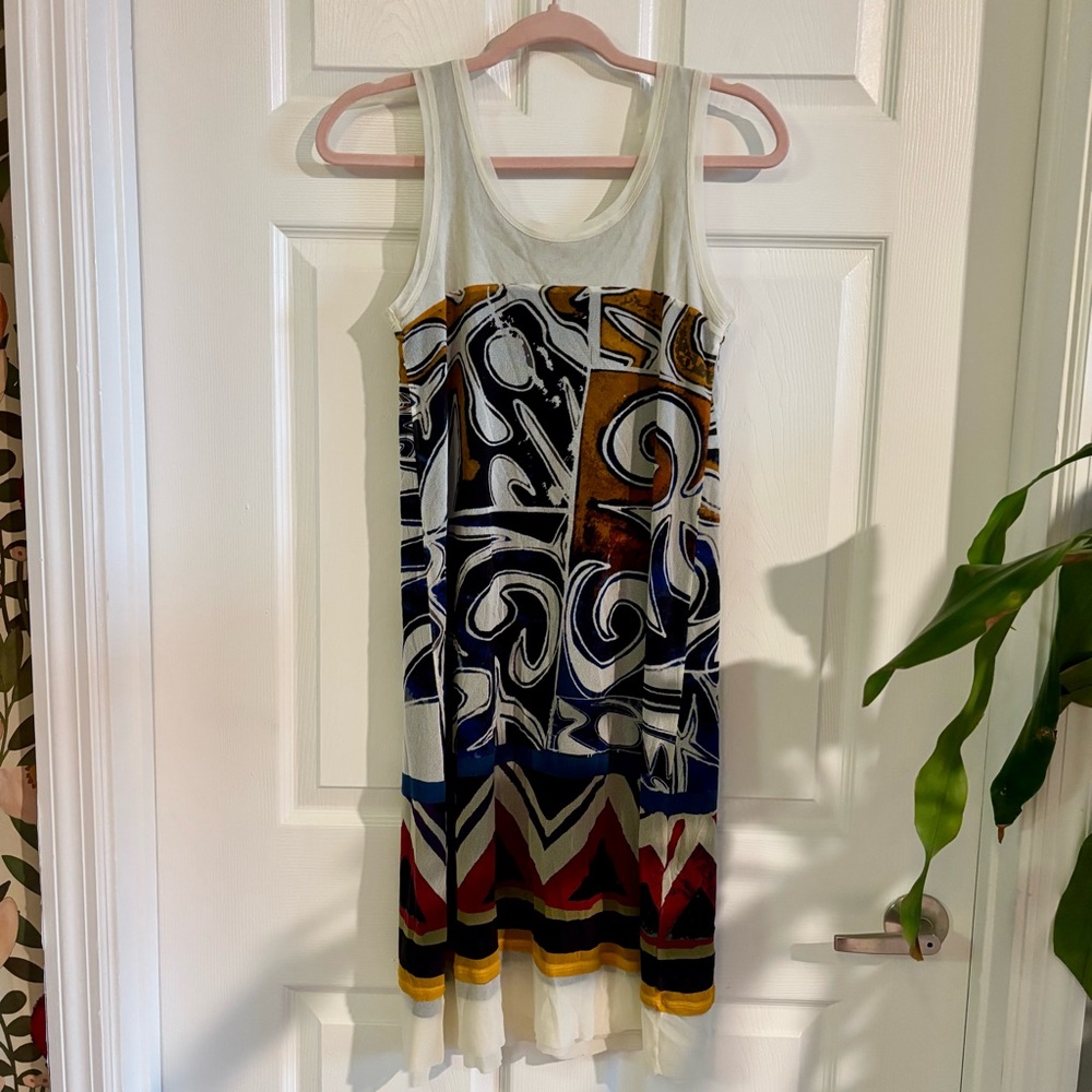 FUZZI By Jean Paul Gaulthier abstract dress
